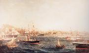 unknow artist Confederate Blockade Runners at St.George-s Bermuda Germany oil painting reproduction